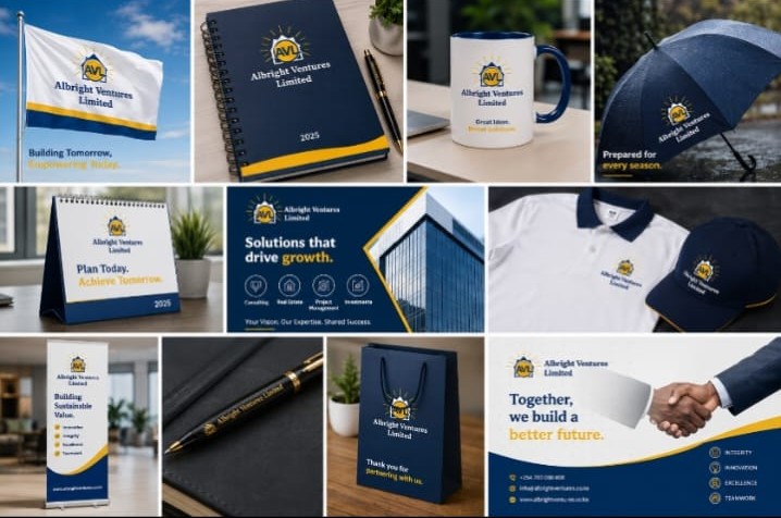 Albright Ventures branded merchandise collection
